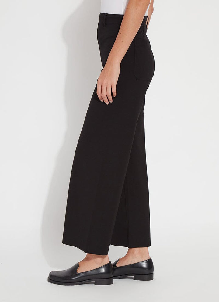 Lysse Erin Wide Leg Ponte Pant- Black