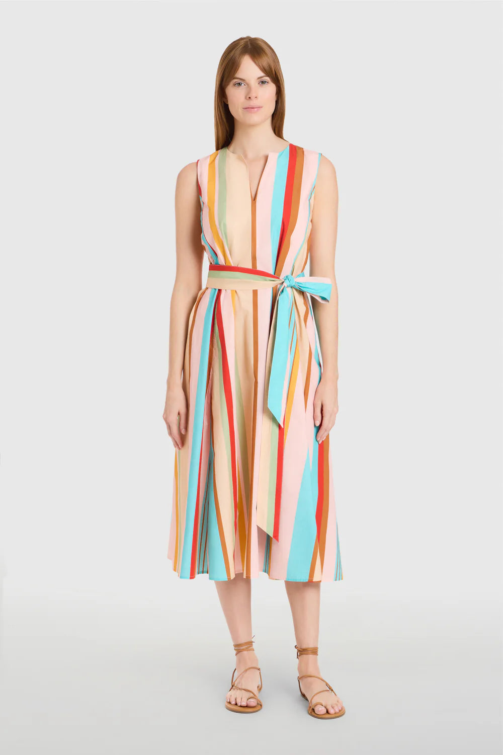 Annie Dress, Amberline Stripes