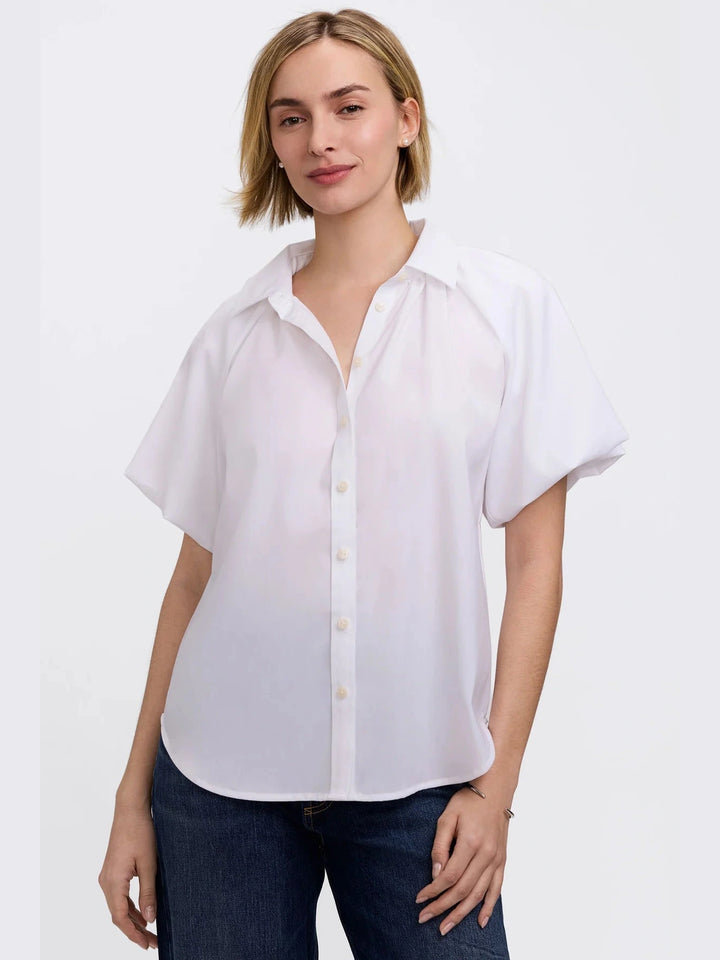 Paula Solid Puff Sleeve Shirt