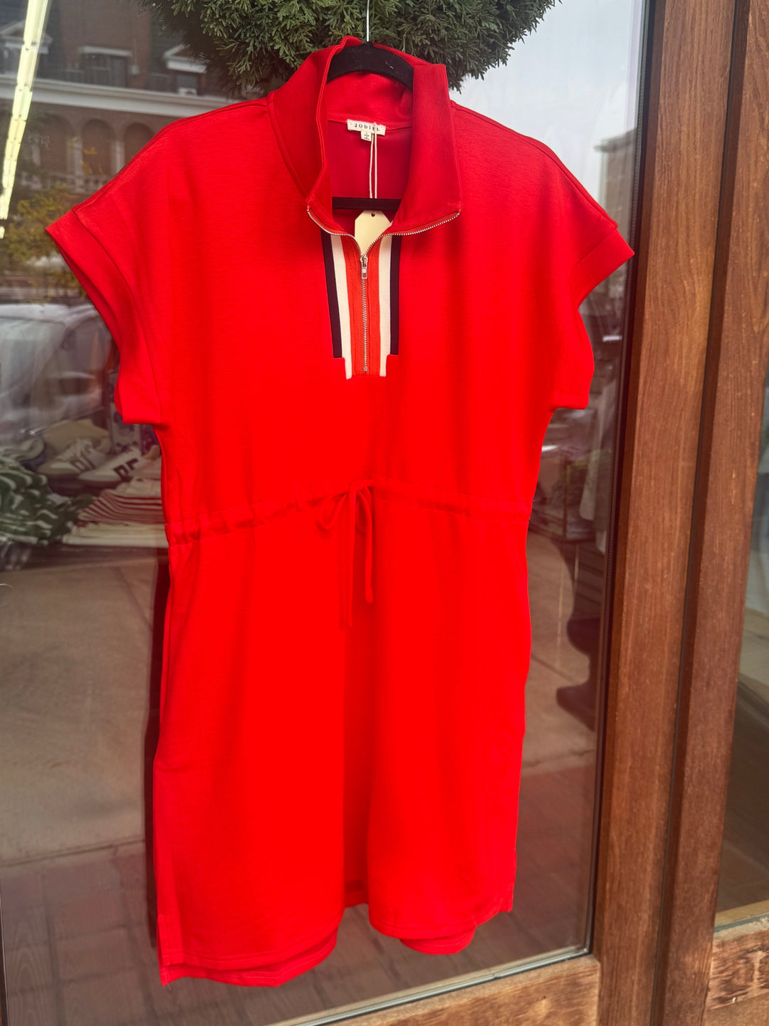 Memorial Day Athleisure Dress - Red