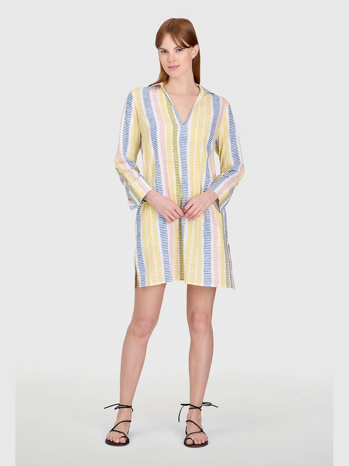 Short Kurta Dress - Gasparilla Stripes