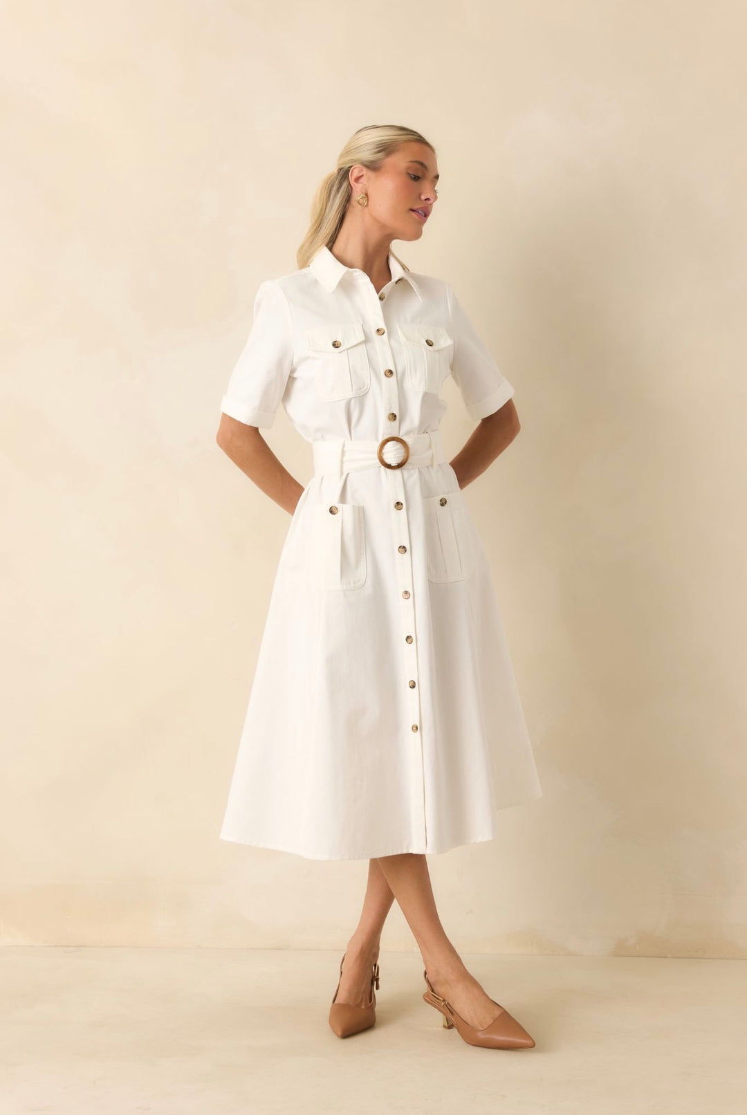 Bentley Dress - White