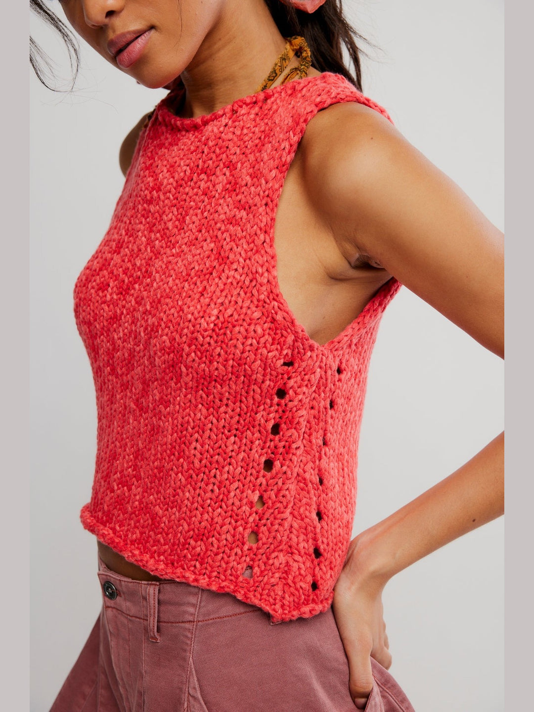 Opal Knit Tank - Sour Sweet