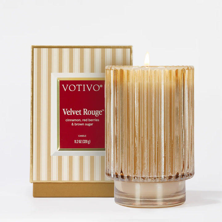 Glass Candle - Velvet Rouge