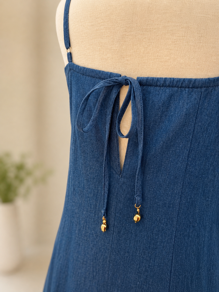 Sloane Denim Midi Dress