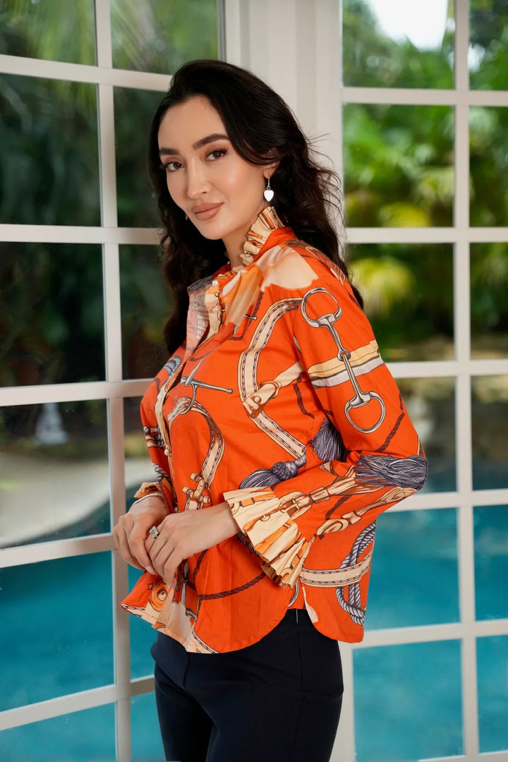 Just Darviny Paris Shirt - Kentucky Saffron