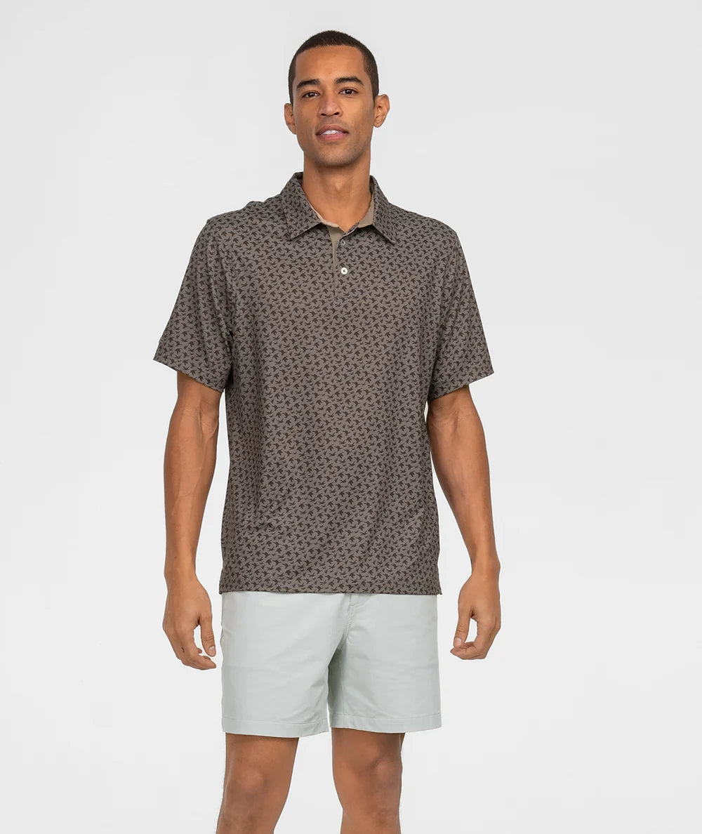 Party Fowl Printed Polo - Rock Ridge