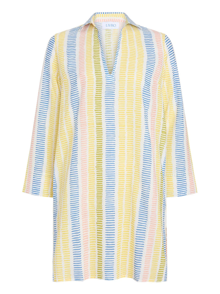 Short Kurta Dress - Gasparilla Stripes