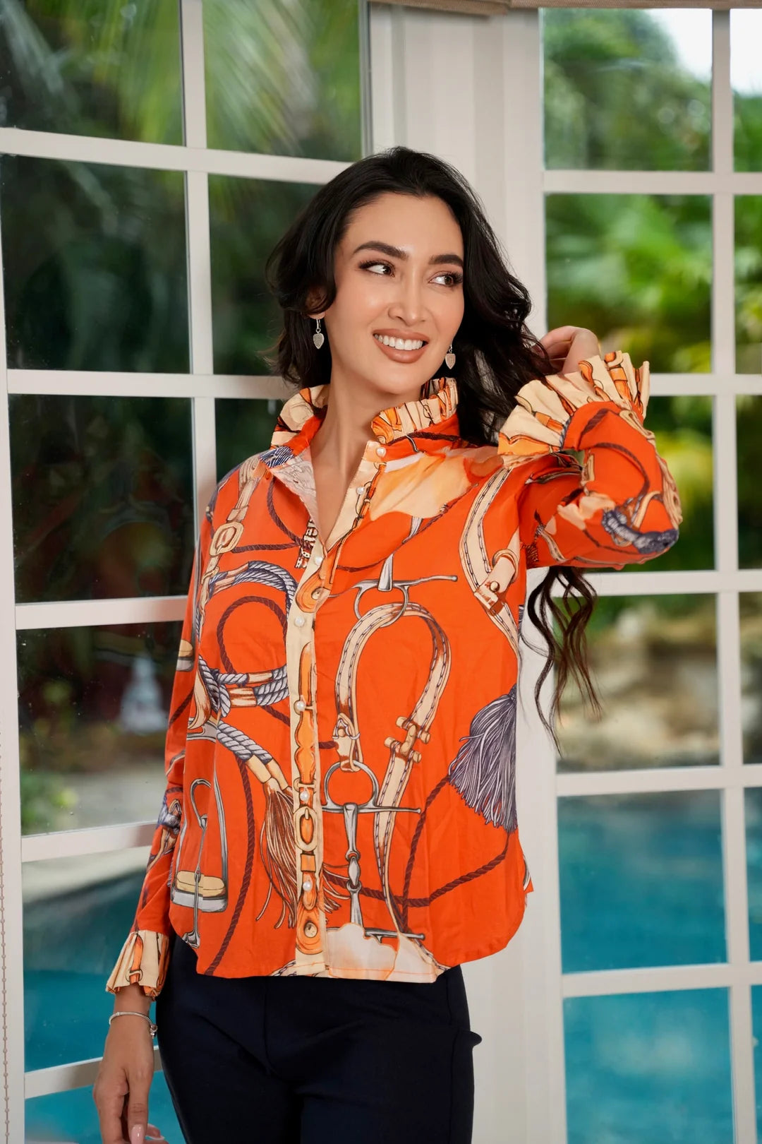 Just Darviny Paris Shirt - Kentucky Saffron
