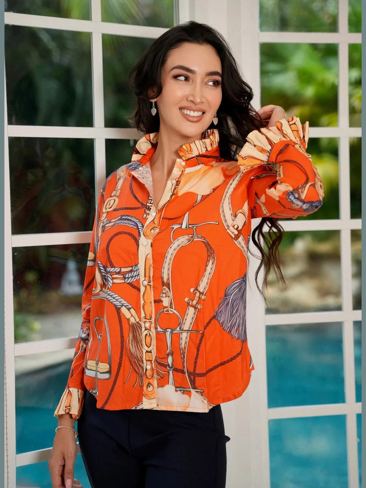Just Darviny Paris Shirt - Kentucky Saffron