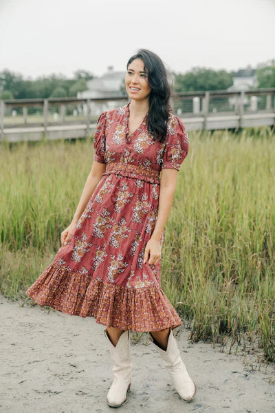 Victoria Dunn Ember Dress- Chai Tea