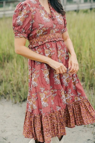 Victoria Dunn Ember Dress- Chai Tea