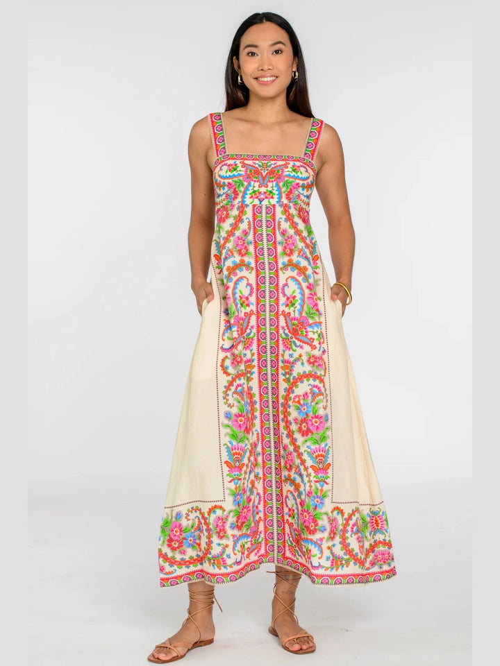 Annalisa Dress in Scroll With It