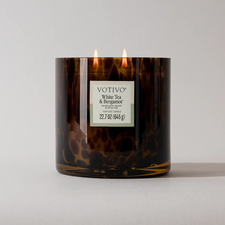 Tortoise Candle - White Tea & Bergamot