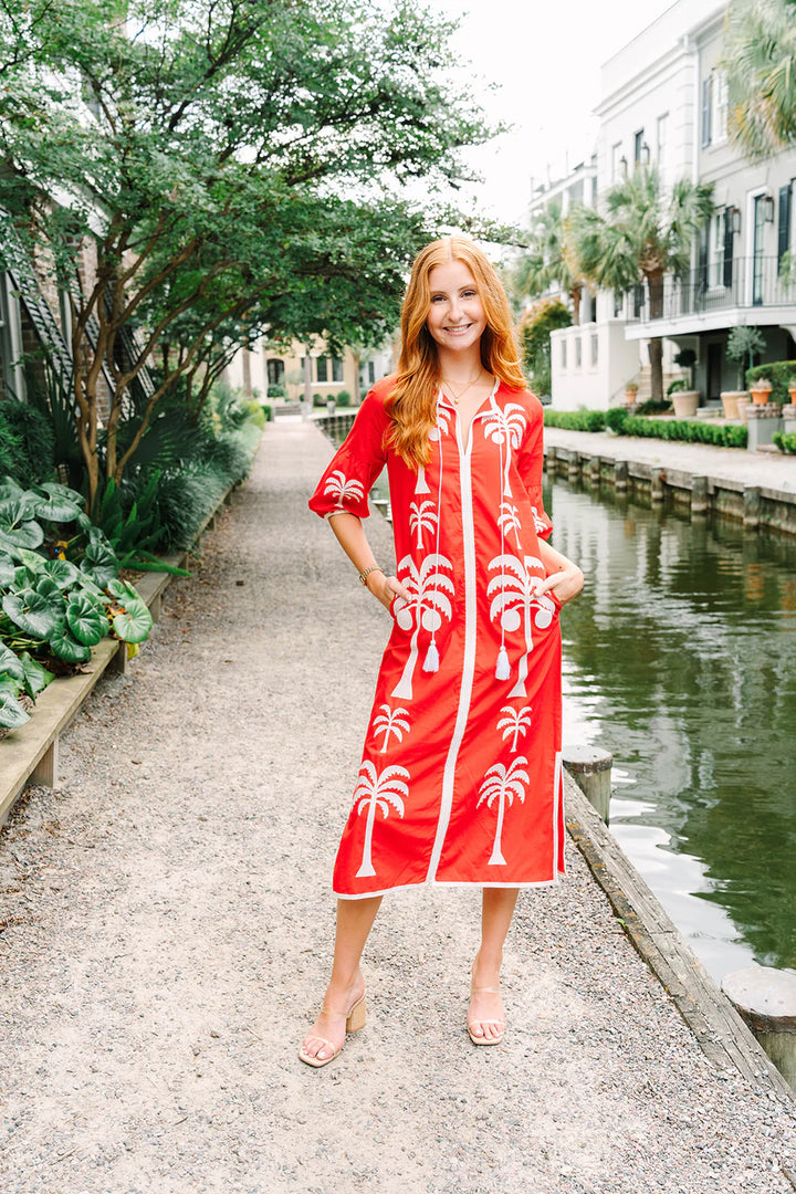 Esme Dress - Scarlet Petals