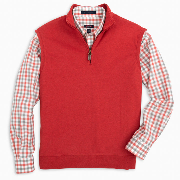 Batton Quarter Zip Sweater Vest