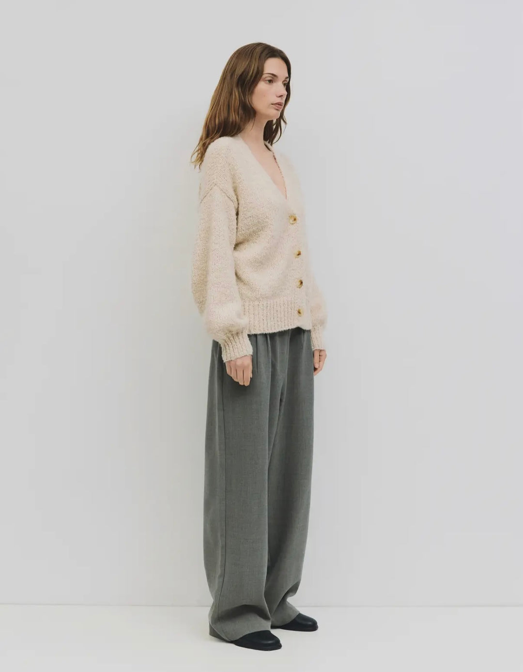 The Alma Cardigan - Oatmeal