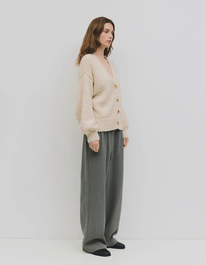 The Alma Cardigan - Oatmeal