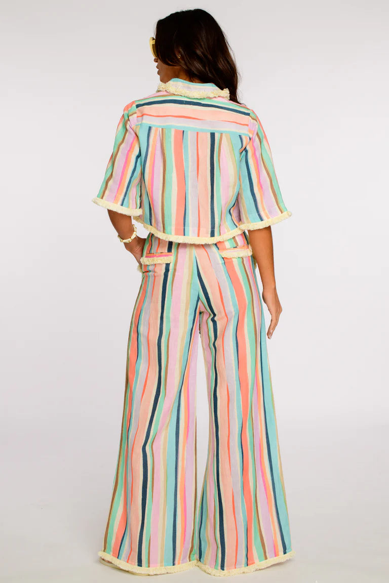 Blake Top in Sherbert Stripe