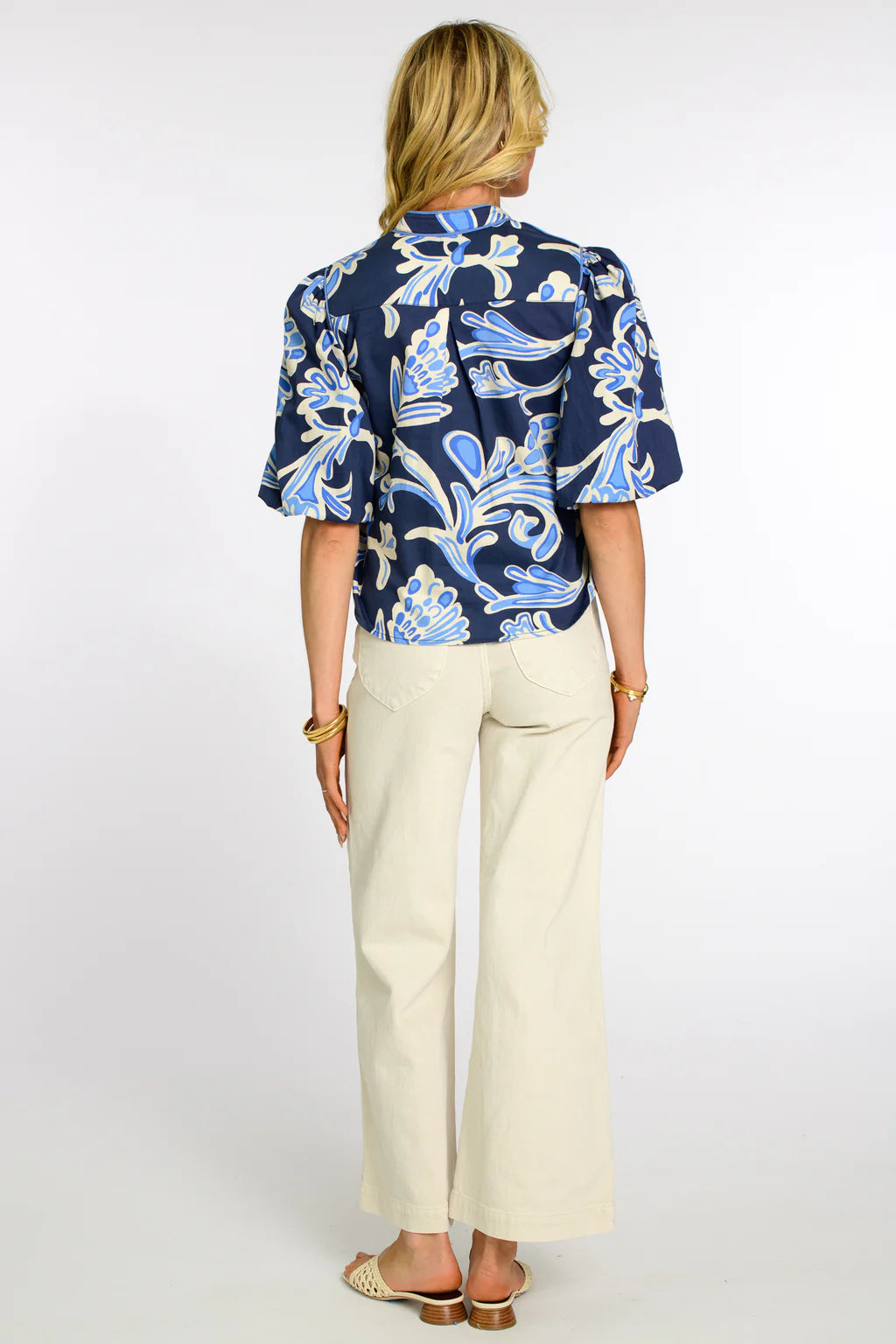 Elizabeth James Edie Top- Grand Entrance Navy