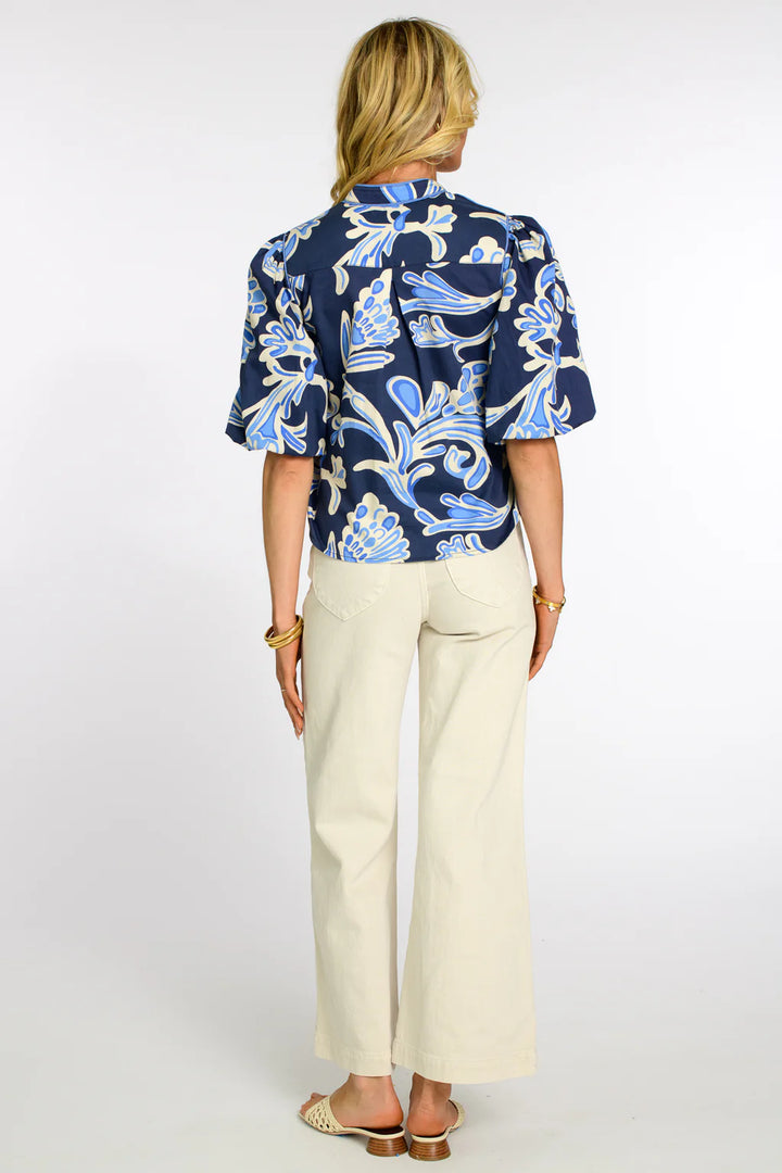 Elizabeth James Edie Top- Grand Entrance Navy