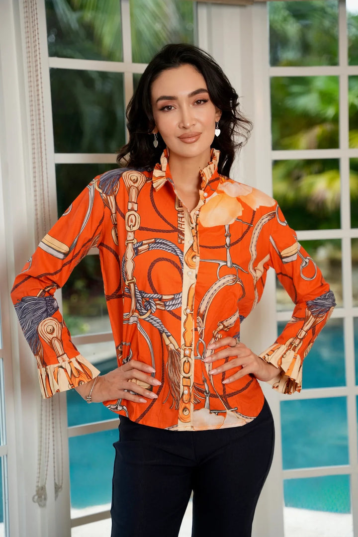 Just Darviny Paris Shirt - Kentucky Saffron