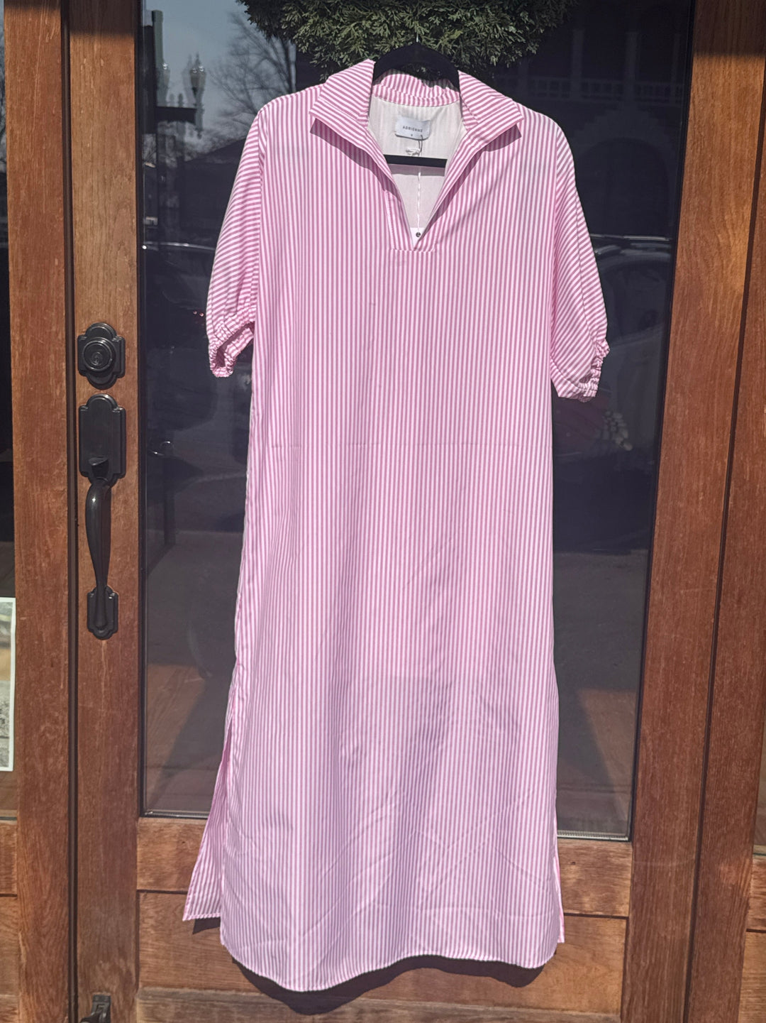 Blakely Maxi Dress - Bubblegum Pink Stripe