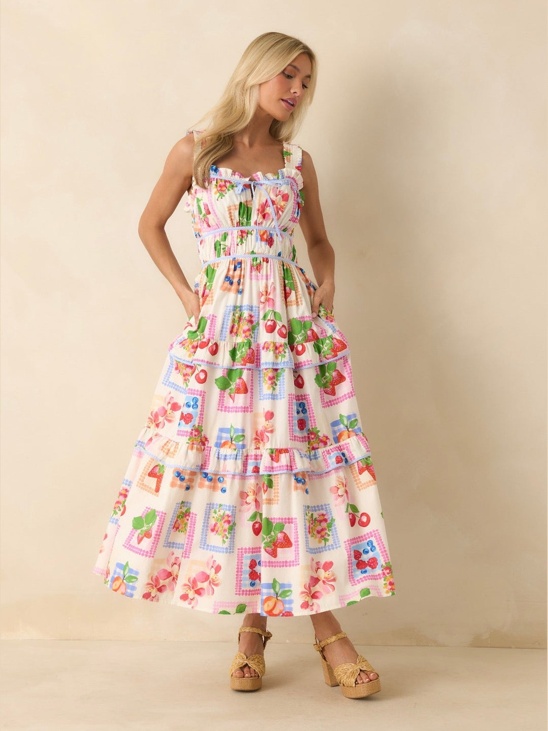 Molly Dress - Tutti Fruitti Print