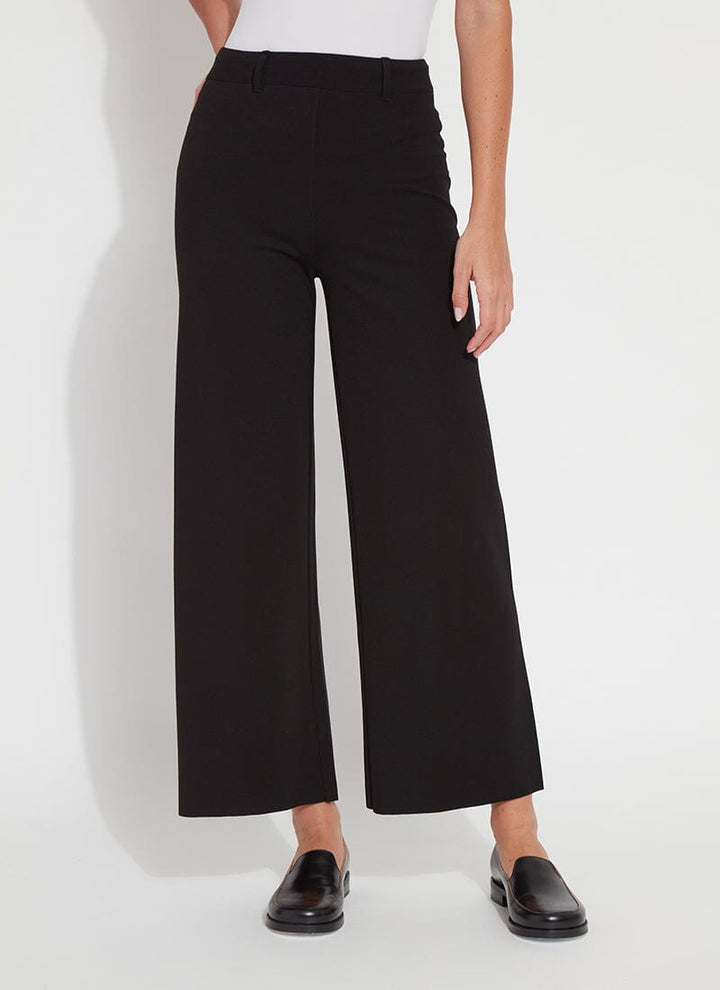 Lysse Erin Wide Leg Ponte Pant- Black