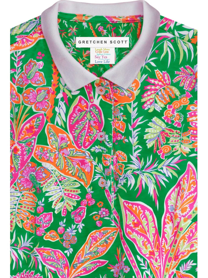 Gretchen Scott Serve It Up Dress - Vintage Vines - Kelly