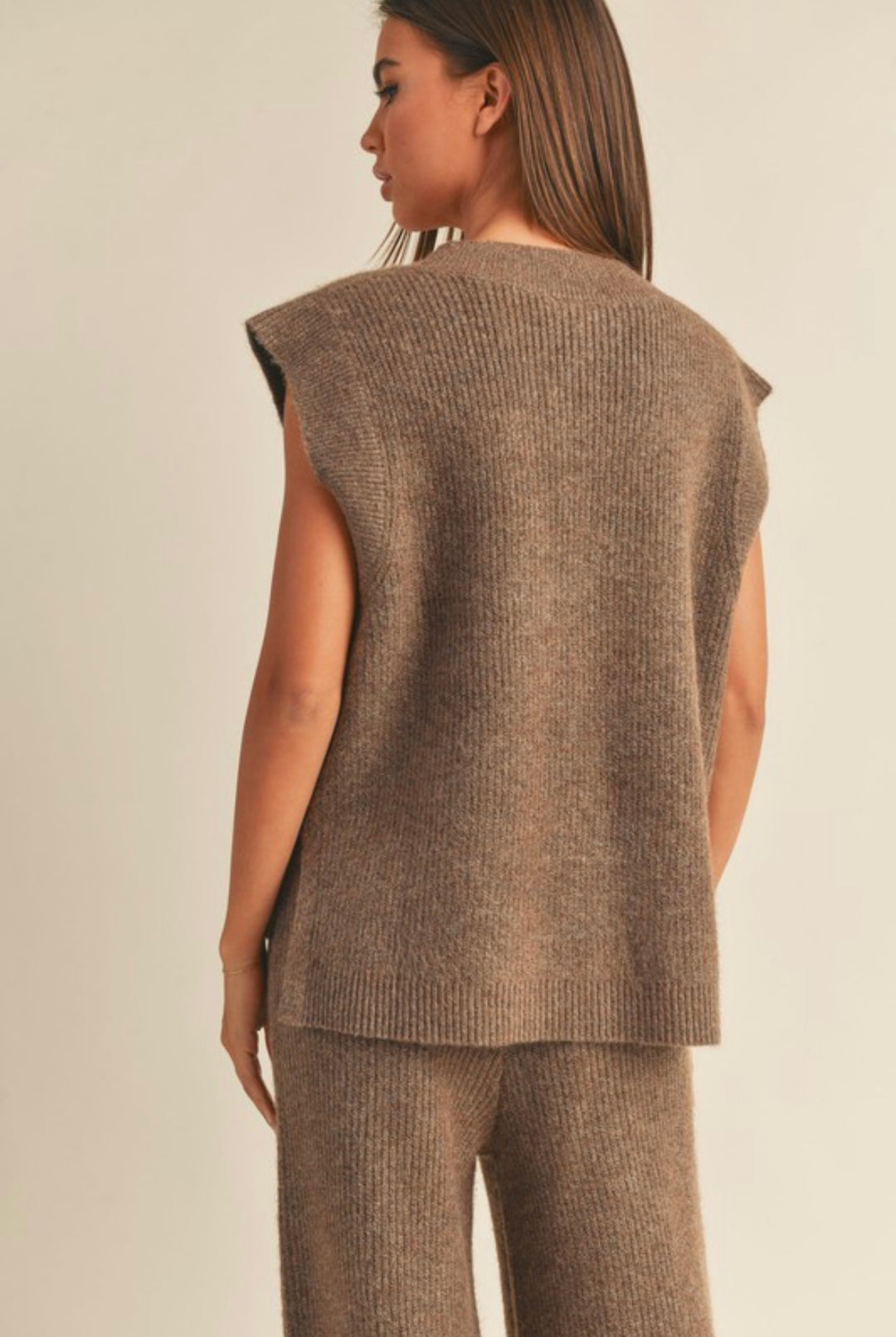 V-Neck Sweater Set
