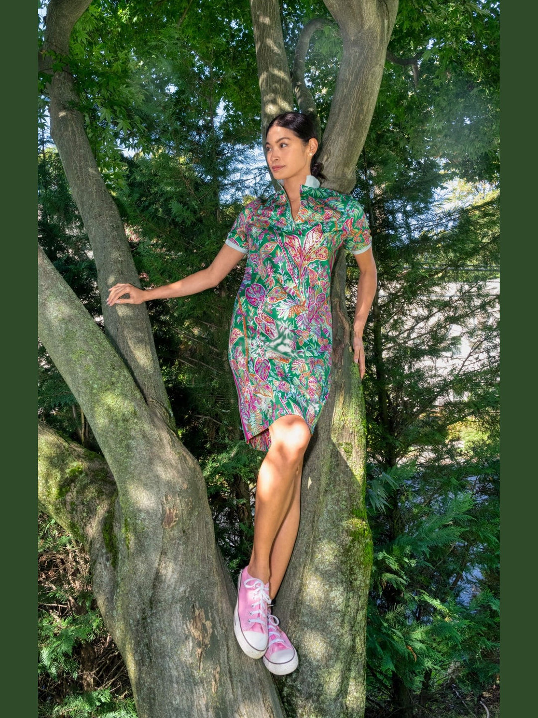 Gretchen Scott Serve It Up Dress - Vintage Vines - Kelly