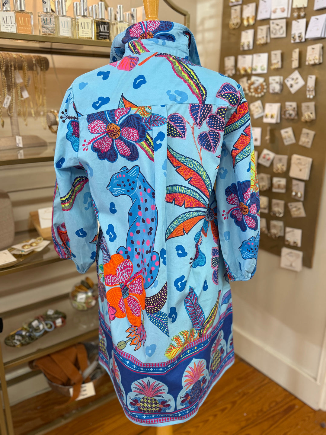 Maude Vivante Ava Dress - Azure Safari