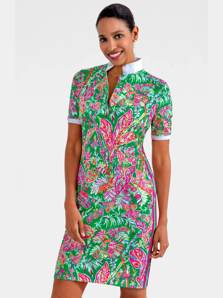 Gretchen Scott Serve It Up Dress - Vintage Vines - Kelly