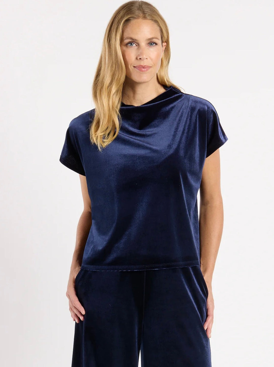 Jude Connally Tillie Stretch Velvet Top