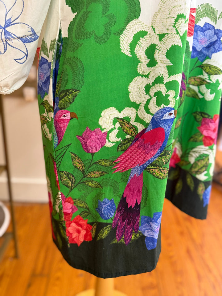 Maude Vivante Ava Dress - Forest Flutter