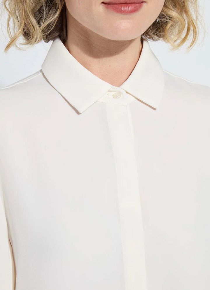 Lysse Ivette Pleated Balloon Slv Blouse