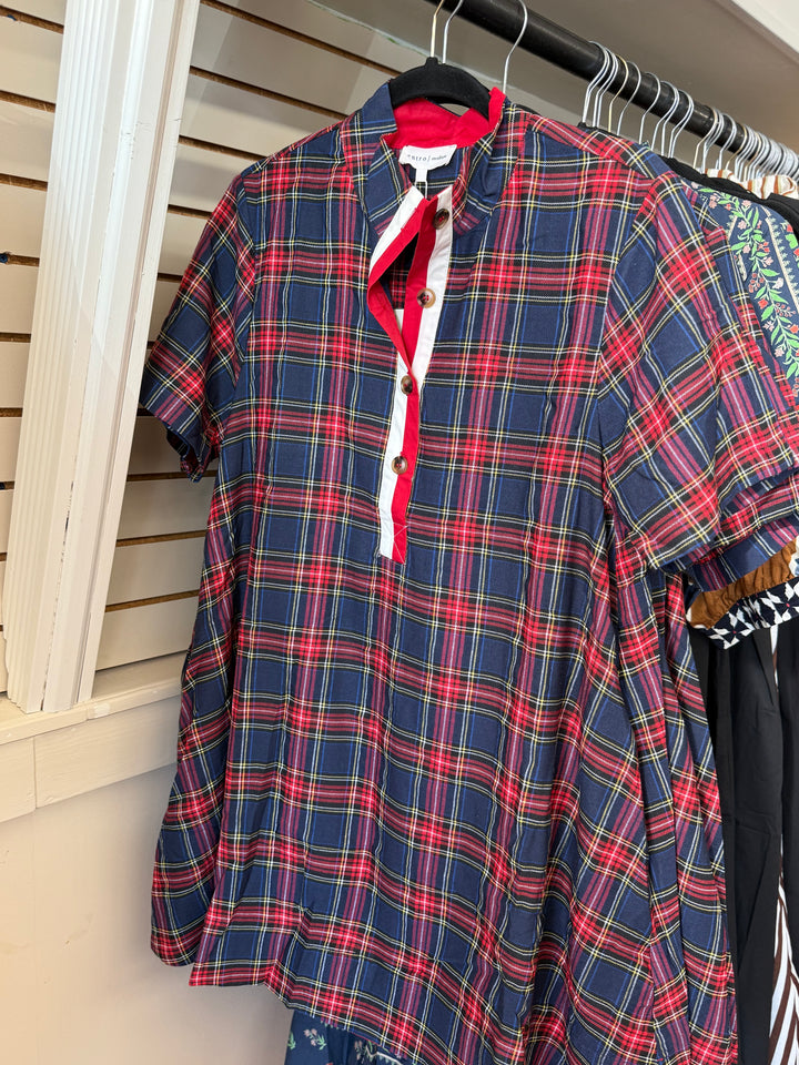 Entro Cambridge Plaid Dress