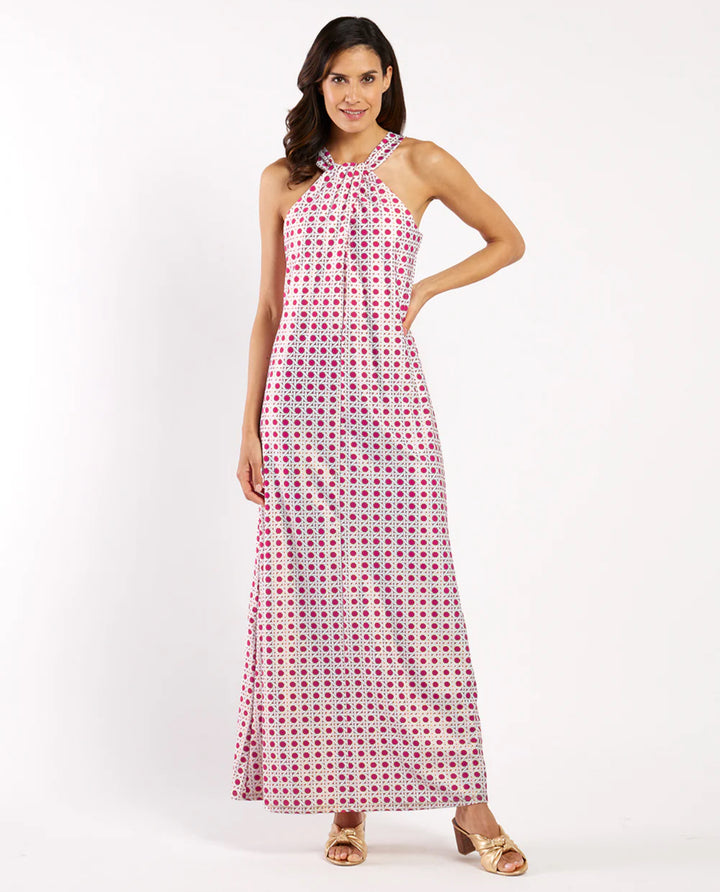 Jude Connally Bernadette Dress - Petite Rattan Raspberry Gold