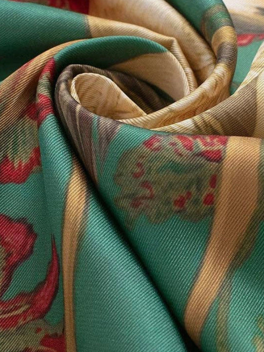 Crane Fringe Scarf- PREORDER