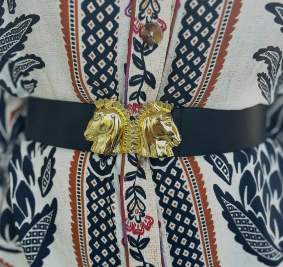 Garland Genuine Leather Interchangeable Stretch Belt