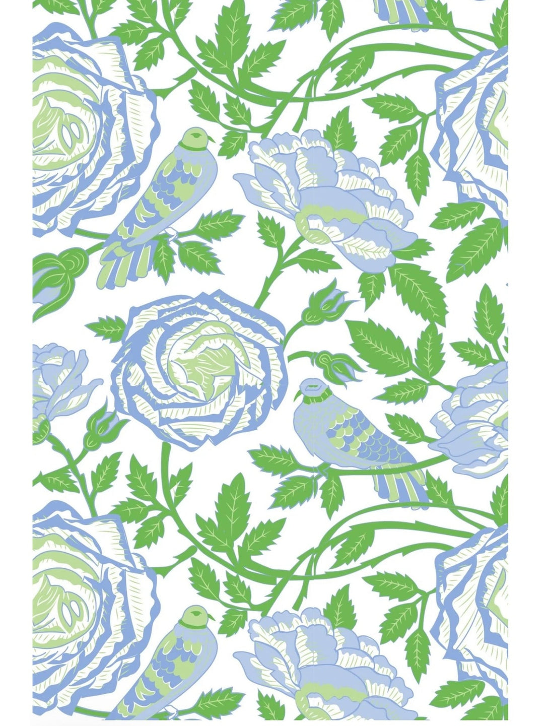 Gretchen Scott Tie Dress - Smell The Roses - Kelly Green/Periwinkle