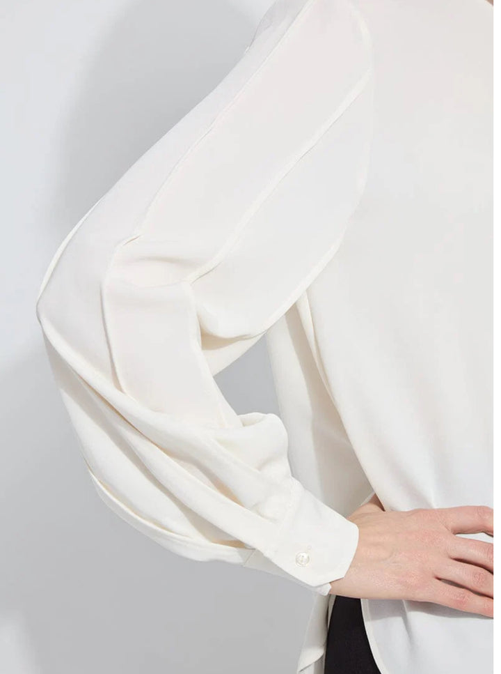 Lysse Ivette Pleated Balloon Slv Blouse