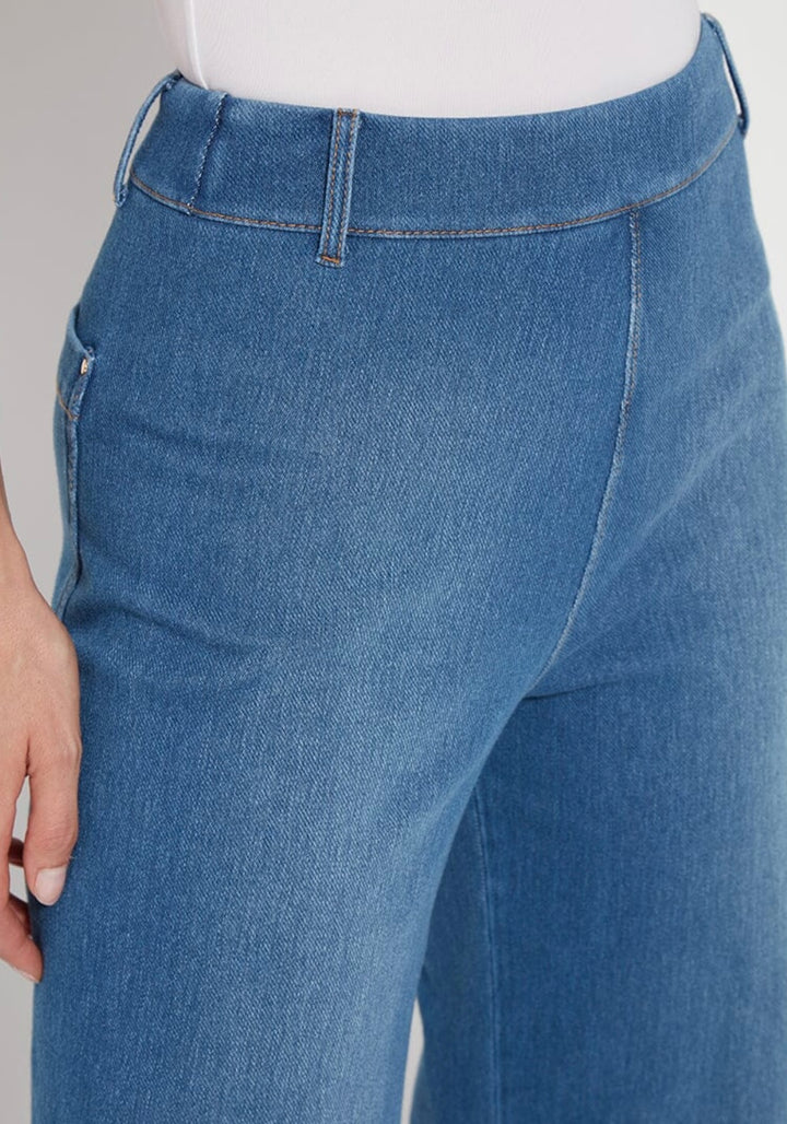 Lysse Erin Wide Leg Denim Pant- Mid Wash