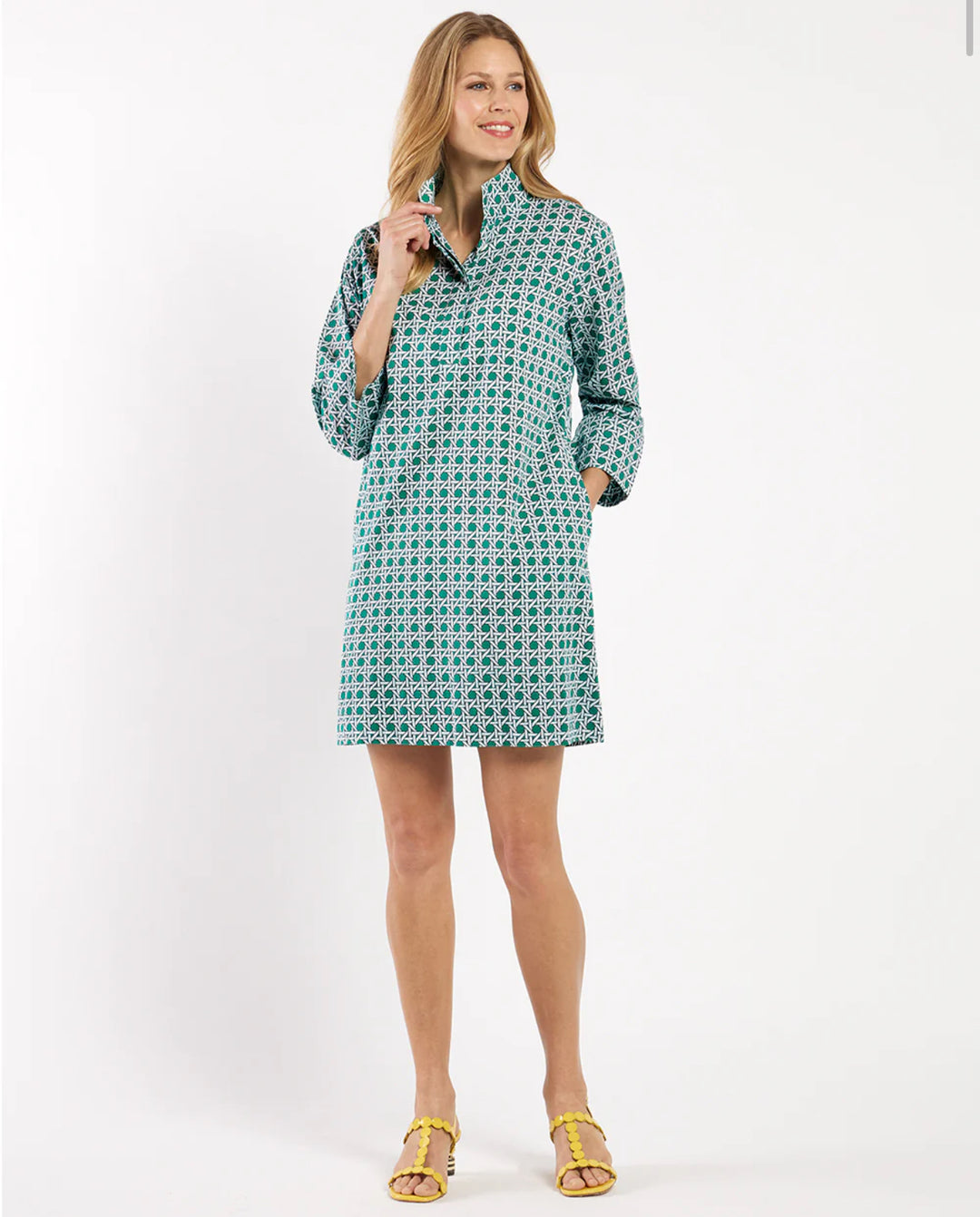 Jude Connally Helen Dress - Rattan Jade