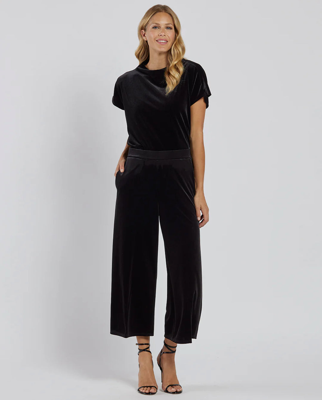 Jude Connally Lolly Stretch Velvet Pant