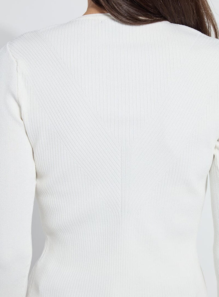 Lysse Adette V-Neck Ribbed Sweater