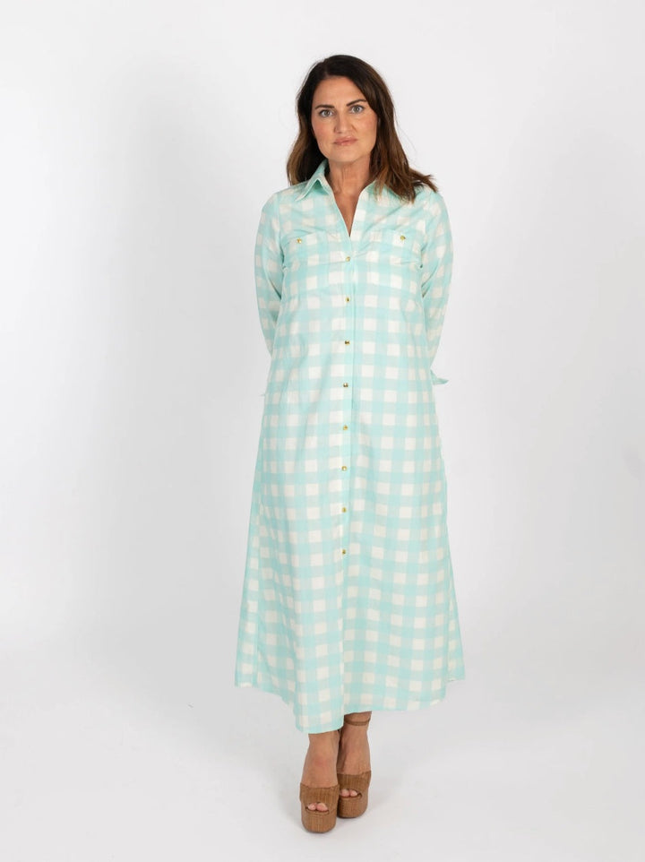 Harper Dress - Blue Buffalo