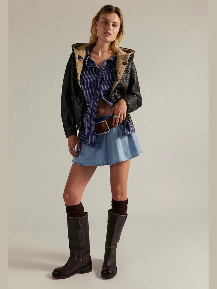 Paradise Found Denim Skort