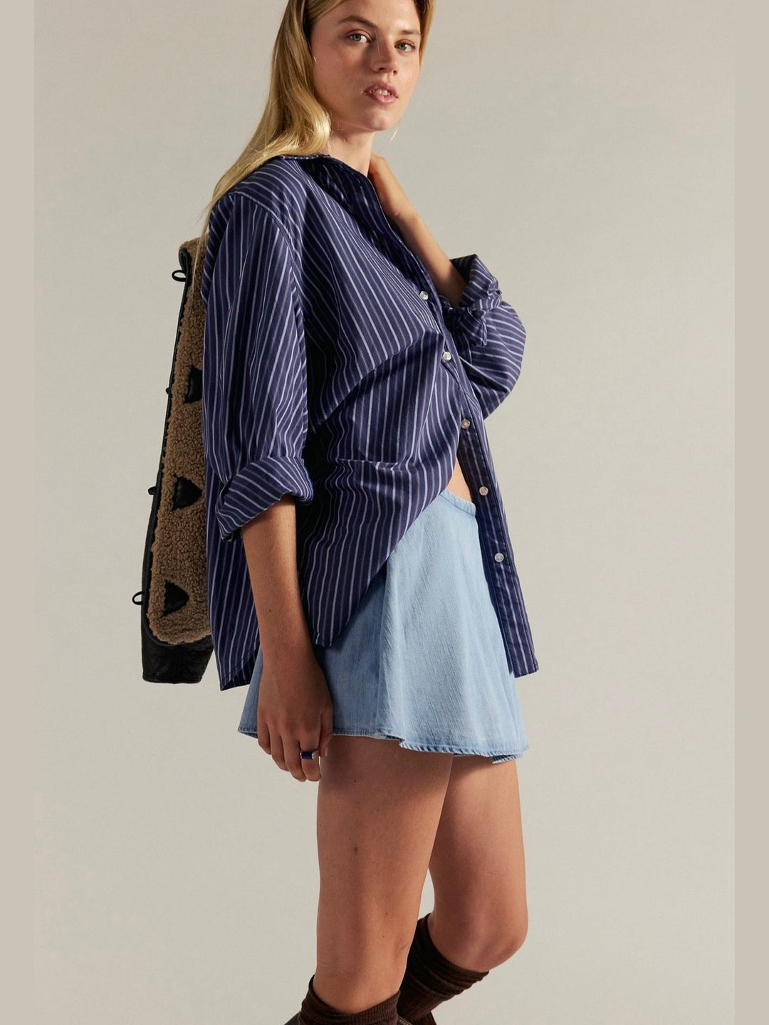 Paradise Found Denim Skort